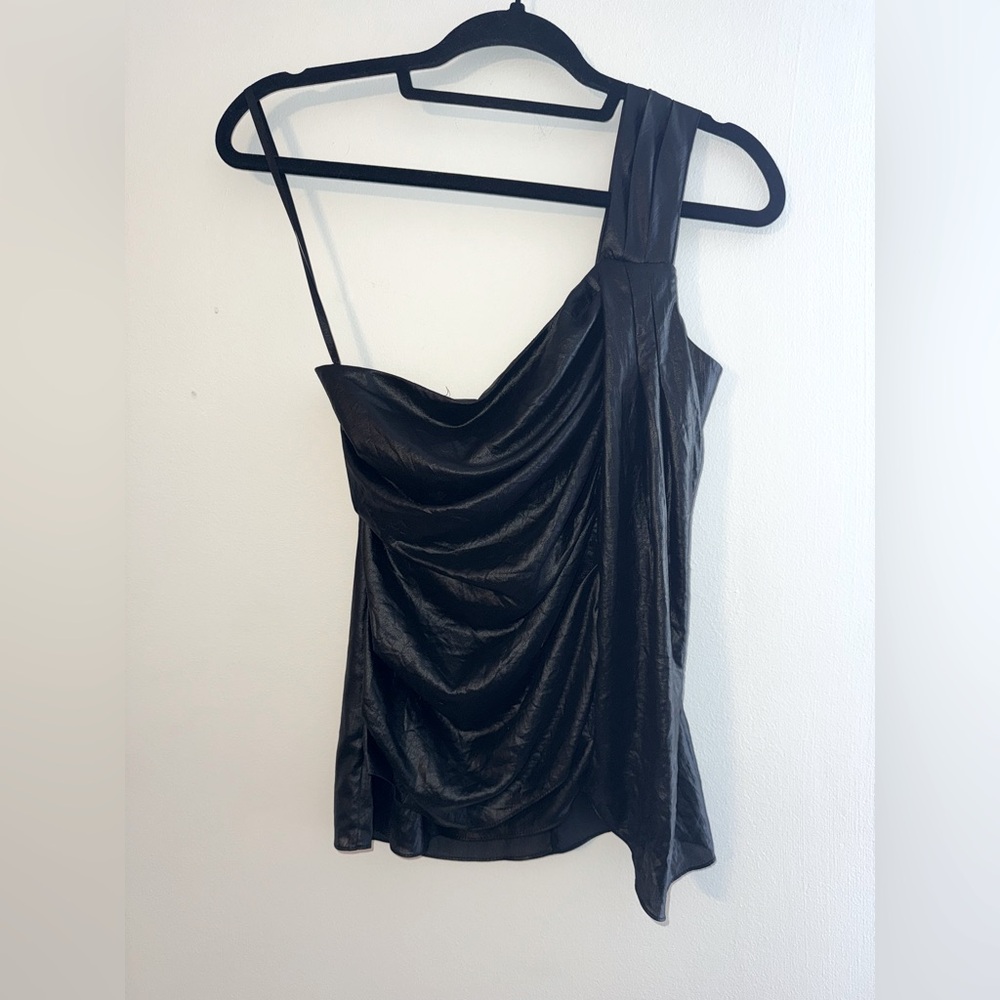 BCBGMAXAZRIA Black Sleeveless Blouse Size 0